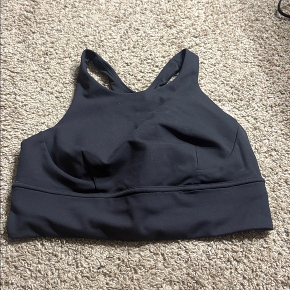 Lululemon Wunder Train Long-Line Bra *Medium Support, C/D Cups Black Size 10 - Picture 3 of 4